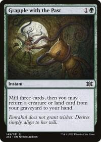 Grapple with the Past - Double Masters 2022 - Magic: The Gathering card