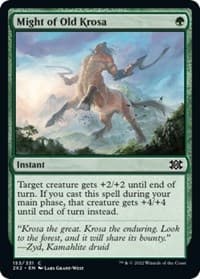 Might of Old Krosa - Double Masters 2022 - Magic: The Gathering card