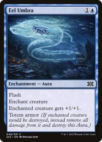 Eel Umbra - Double Masters 2022 - Magic: The Gathering card