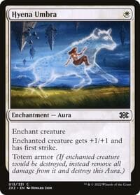 Hyena Umbra - Double Masters 2022 - Magic: The Gathering card
