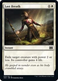 Last Breath - Double Masters 2022 - Magic: The Gathering card