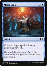 Mana Leak - Double Masters 2022 - Magic: The Gathering card