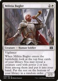 Militia Bugler - Double Masters 2022 - Magic: The Gathering card