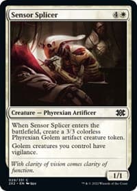 Sensor Splicer - Double Masters 2022 - Magic: The Gathering card