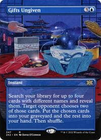 Gifts Ungiven (Borderless) - Double Masters 2022 - Magic: The Gathering card