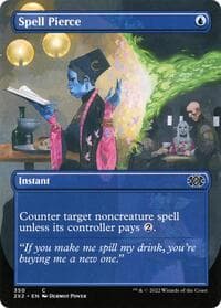 Spell Pierce (Borderless) - Double Masters 2022 - Magic: The Gathering card