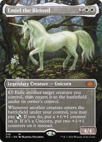 Emiel the Blessed (Borderless) - Double Masters 2022 - Magic: The Gathering card