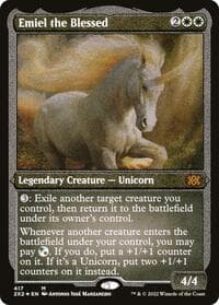 Emiel the Blessed (Foil Etched) - Double Masters 2022 - Magic: The Gathering card