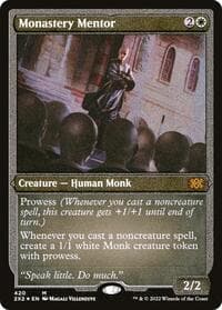 Monastery Mentor (Foil Etched) - Double Masters 2022 - Magic: The Gathering card
