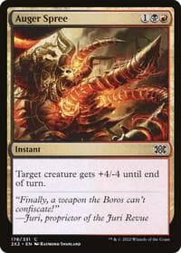 Auger Spree - Double Masters 2022 - Magic: The Gathering card