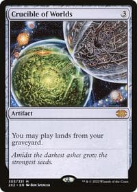 Crucible of Worlds - Double Masters 2022 - Magic: The Gathering card