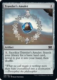 Traveler's Amulet - Double Masters 2022 - Magic: The Gathering card