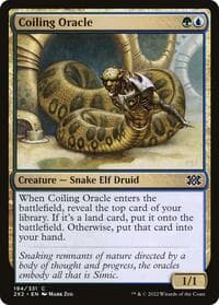 Coiling Oracle - Double Masters 2022 - Magic: The Gathering card