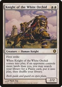 Knight of the White Orchid - Shards of Alara - Magic: The Gathering card