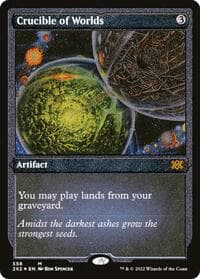 Crucible of Worlds (Foil Etched) - Double Masters 2022 - Magic: The Gathering card