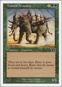 Trained Armodon - Classic Sixth Edition - Magic: The Gathering card