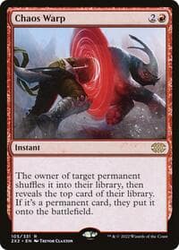 Chaos Warp - Double Masters 2022 - Magic: The Gathering card