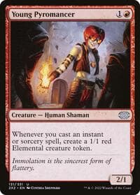 Young Pyromancer - Double Masters 2022 - Magic: The Gathering card
