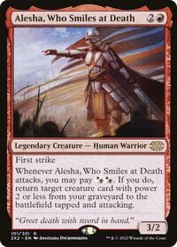 Alesha, Who Smiles at Death - Double Masters 2022 - Magic: The Gathering card