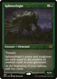 Splinterfright (Foil Etched) - Double Masters 2022 - Magic: The Gathering card