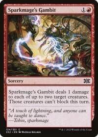 Sparkmage's Gambit - Double Masters 2022 - Magic: The Gathering card