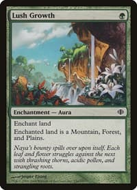 Lush Growth - Shards of Alara - Magic: The Gathering card