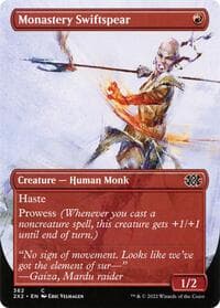 Monastery Swiftspear (Borderless) - Double Masters 2022 - Magic: The Gathering card
