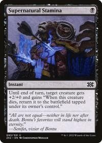 Supernatural Stamina - Double Masters 2022 - Magic: The Gathering card