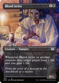 Blood Artist (Borderless) - Double Masters 2022 - Magic: The Gathering card