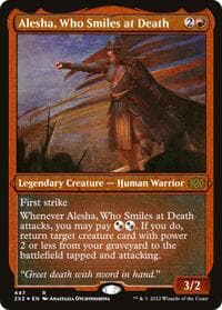 Alesha, Who Smiles at Death (Foil Etched) - Double Masters 2022 - Magic: The Gathering card