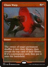Chaos Warp (Foil Etched) - Double Masters 2022 - Magic: The Gathering card