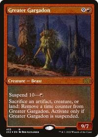 Greater Gargadon (Foil Etched) - Double Masters 2022 - Magic: The Gathering card
