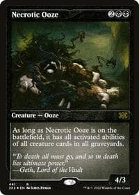Necrotic Ooze (Foil Etched) - Double Masters 2022 - Magic: The Gathering card