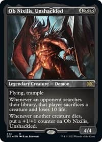 Ob Nixilis, Unshackled (Foil Etched) - Double Masters 2022 - Magic: The Gathering card