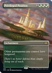 Privileged Position (Borderless) - Double Masters 2022 - Magic: The Gathering card