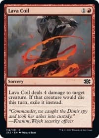 Lava Coil - Double Masters 2022 - Magic: The Gathering card