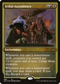 Jeskai Ascendancy (Foil Etched) - Double Masters 2022 - Magic: The Gathering card