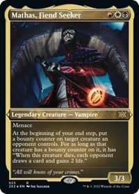 Mathas, Fiend Seeker (Foil Etched) - Double Masters 2022 - Magic: The Gathering card