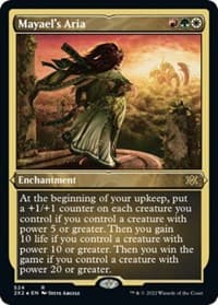 Mayael's Aria (Foil Etched) - Double Masters 2022 - Magic: The Gathering card