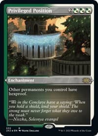 Privileged Position (Foil Etched) - Double Masters 2022 - Magic: The Gathering card