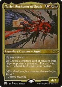 Tariel, Reckoner of Souls (Foil Etched) - Double Masters 2022 - Magic: The Gathering card