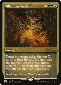 Villainous Wealth (Foil Etched) - Double Masters 2022 - Magic: The Gathering card