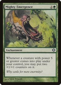 Mighty Emergence - Shards of Alara - Magic: The Gathering card