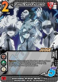Final Exam Failures (Plus Ultra Pack 2 Judge) - UniVersus: My Hero Academia Promo Cards - UniVersus card