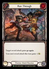 Run Through - LGS102 - Flesh and Blood: Promo Cards - Flesh and Blood TCG card
