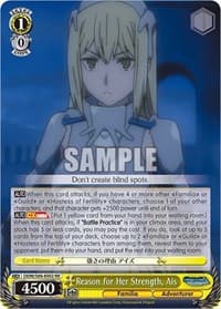 Reason for Her Strength, Ais - Is it Wrong to Try to Pick Up Girls in a Dungeon? - Weiss Schwarz card