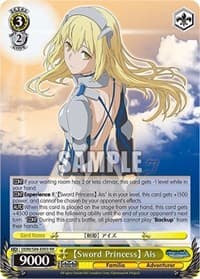 [Sword Princess] Ais - Is it Wrong to Try to Pick Up Girls in a Dungeon? - Weiss Schwarz card