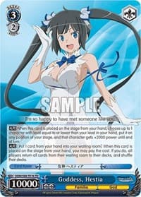 Goddess, Hestia - Is it Wrong to Try to Pick Up Girls in a Dungeon? - Weiss Schwarz card
