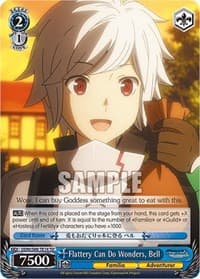 Flattery Can Do Wonders, Bell - Is it Wrong to Try to Pick Up Girls in a Dungeon? - Weiss Schwarz card