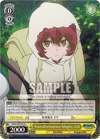 Transformation Magic, Lili - Is it Wrong to Try to Pick Up Girls in a Dungeon? - Weiss Schwarz card